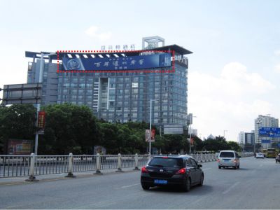 东莞市东城区设计师酒店大型广告牌